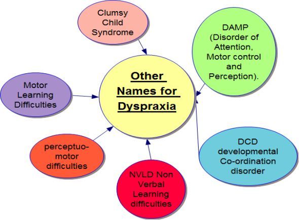 Other names for Dyspraxia