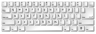 lowercase keyboard