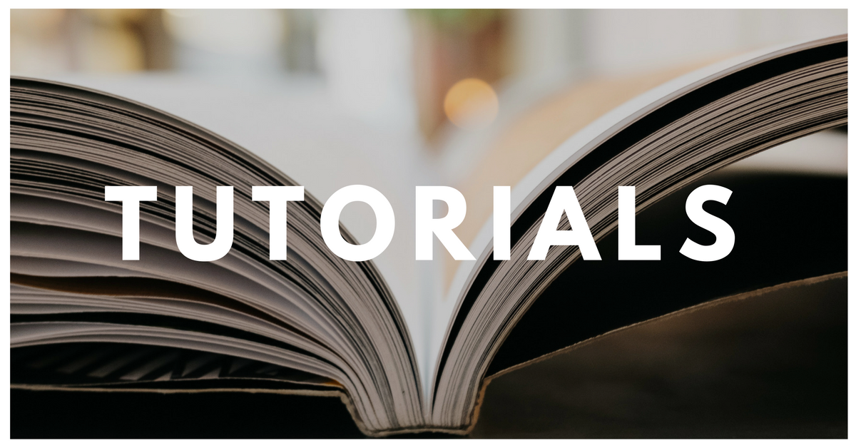 tutorials open book