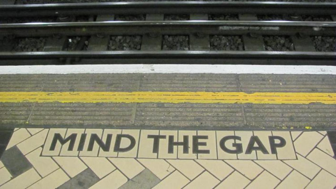 Mind the gap metaphor